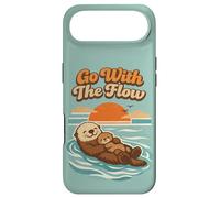 Carcasa para iPhone Air Go with The Flow Sea Otter Retro Animal