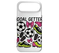 Carcasa para iPhone Air Goal Getter Coquette - Diseño de fútbol con Lazos y Tacos