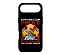 Carcasa para iPhone Air God Created Police So That Even Firefighters Fireman