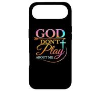 Carcasa para iPhone Air God Don't Play About Me Inspirador Fe Divertido Dicho