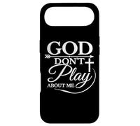 Carcasa para iPhone Air God Don't Play About Me Inspirador Fe Divertido Dicho