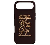 Carcasa para iPhone Air God Gifted me Two Titles Mom Gigi Leopard Mother's Day