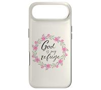 Carcasa para iPhone Air God is My Refuge Psalm 91 Bible Verse Floral