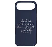 Carcasa para iPhone Air God is Within Her She Will Not Fall 46 5 Bible Verse Blue
