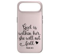 Carcasa para iPhone Air God is Within Her She Will Not Fall 46 5 Christian Verse