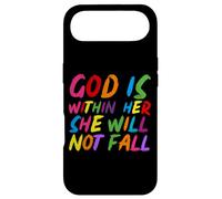 Carcasa para iPhone Air God is Within Her She Will Not Fall Shirt