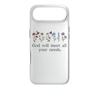 Carcasa para iPhone Air God Will Meet All Your Needs Philippians 4:19 4:9 Christian