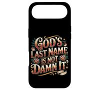 Carcasa para iPhone Air God'S Last Name Is Not Damn It Church Sarcasm Jokes -