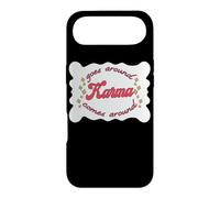 Carcasa para iPhone Air Goes Around Karma Viene Alrededor Retro Estética