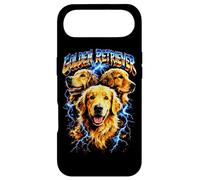 Carcasa para iPhone Air Golden Retriever Heavy Metal Rocker Angry Music Concierto Punk