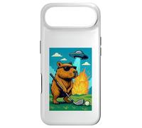 Carcasa para iPhone Air Golf Capybara UFO Sport - Golfer Aliens Funny