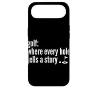 Carcasa para iPhone Air Golf Donde Cada Agujero Cuenta Una Historia Golfing Golf Lover Divertido