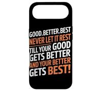 Carcasa para iPhone Air Good Better Best Never Let It Rest Motivational Quote Lover