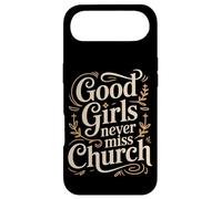 Carcasa para iPhone Air Good Girls Never Miss Church Faith Worship Humor -