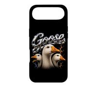 Carcasa para iPhone Air Goose Retro Farm Bird Squad Toca la bocina Divertida