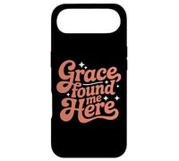 Carcasa para iPhone Air Grace Found Me Here Cita Religiosa Fe Cristiana