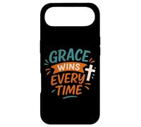 Carcasa para iPhone Air Grace Wins Every Time - Cita Vintage de fe Cristiana