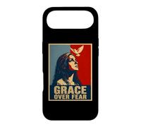 Carcasa para iPhone Air Gracia sobre el Miedo Mujer Cristiana Paloma Fe