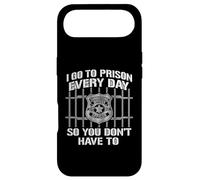 Carcasa para iPhone Air Gracioso I Go To Prison Everyday So You Don't Have To Officer