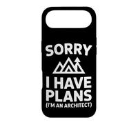 Carcasa para iPhone Air Gracioso Lo Siento, Tengo Planes Diciendo Humor Arquitecto