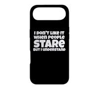 Carcasa para iPhone Air Gracioso No Me Gusta Cuando La Gente Mira Broma