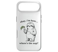 Carcasa para iPhone Air Gracioso Perezoso Okay I'm Here Where's The Nap Gráfico