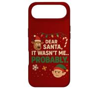 Carcasa para iPhone Air Gracioso Querido Papá Noel, Probablemente no FUI yo Navidad