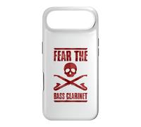 Carcasa para iPhone Air Gráfico clarinetista de Halloween para Clarinete Fear The Bass