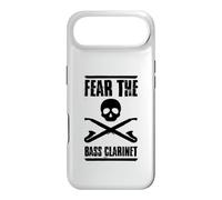 Carcasa para iPhone Air Gráfico clarinetista de Halloween para Clarinete Fear The Bass