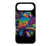 Carcasa para iPhone Air Gráfico de aerógrafo Retro Colorido Loro pájaro Tropical