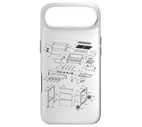 Carcasa para iPhone Air Gráfico de Diagrama de Plano de Barbacoa para Hombre