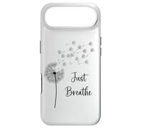 Carcasa para iPhone Air Gráfico de Diente de león Just Breathe Wildflower Make a Wish