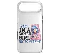Carcasa para iPhone Air Gráfico de Estilo Anime de Yes I'm A Gamer Girl Try To Keep Up