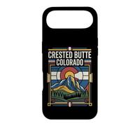 Carcasa para iPhone Air Gráfico de Viaje de montaña con la Bandera de Colorado de Crested Butte