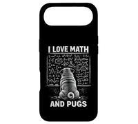 Carcasa para iPhone Air Gráfico Divertido de matemáticas de Perro I Love Math and Pugs