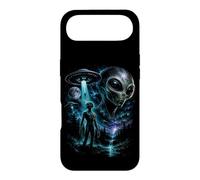 Carcasa para iPhone Air Gráfico Misterioso de Ciencia ficción sobre secuestro de ovnis alienígenas, Encuentro cósmico