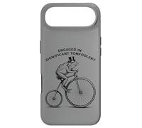 Carcasa para iPhone Air Gráfico significativo de Tomfoolery Penny-Farthing Bullfrog