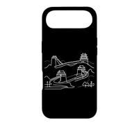 Carcasa para iPhone Air Gran Muralla Arte Lineal Viajero