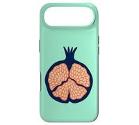 Carcasa para iPhone Air Granada Retro Plump Fruta Tropical - Naranja Azul Oscuro