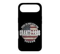 Carcasa para iPhone Air Grants Pass Oregon, Bandera Americana Vintage