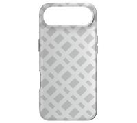 Carcasa para iPhone Air Gray Silver Geometric Diagonal Row Stripes Lines Pattern