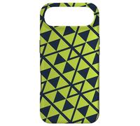 Carcasa para iPhone Air Green Navy Triangle Hexagon Futuristic Urban Pattern