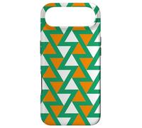 Carcasa para iPhone Air Green Orange White Ireland Tricolor Triangle Zigzag Pattern