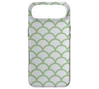 Carcasa para iPhone Air Green Overlapping Arches Curved Natural Geometric Pattern