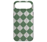 Carcasa para iPhone Air Green White Forest Leaves Petals Natural Botanical Pattern