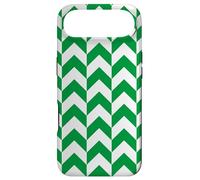 Carcasa para iPhone Air Green White Herringbone Zigzag Nigeria Colors Pattern