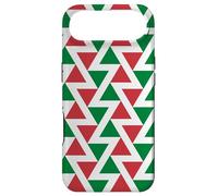 Carcasa para iPhone Air Green White Red Italy Tricolor Triangle Zigzag Pattern