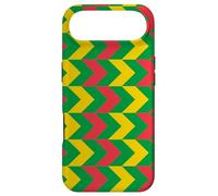 Carcasa para iPhone Air Green Yellow Red Herringbone Stripe Mali Pattern