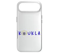 Carcasa para iPhone Air Griego Koukla Hermosa Mujer en Griego Grecia Mal de Ojo Chica