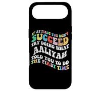 Carcasa para iPhone Air Groovy si al Principio no Tienes éxito, Intenta Hacer lo Que Aaliyah